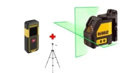 Kit Nível laser DW088CG + Medidor DW033-XJ + Tripé 1-77-201