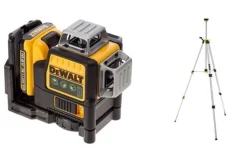 Kit Nível Laser Verde 3x 360º + Tripé DE0881-XJ DeWalt CPROF425