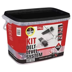 Kit p/ Nivelamento de Cerâmicas Delta Level System 2mm Pal Box (20 Un.) Rubi 3919