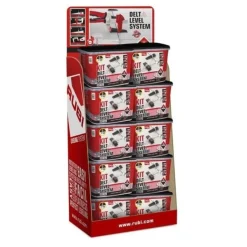 Kit p/ Nivelamento de Cerâmicas Delta Level System 1,5mm Pal Box (20 Un.) Rubi 3918
