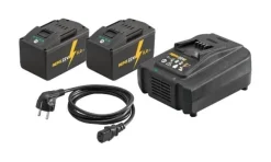 Kit Power-Pack 22V Carregador 100–240V +2 Baterias Li-Ion 21,6V 9.0AH Rems 571594R220