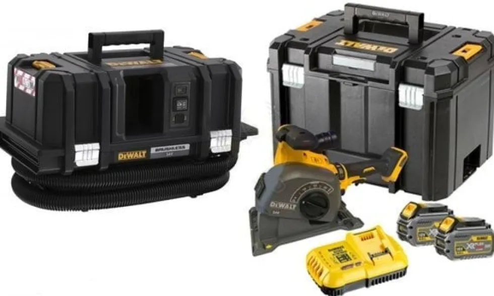 Kit Roçadora + Aspirador Líquidos/Sólidos XR FLEXVOLT 54V DeWalt CPROF599