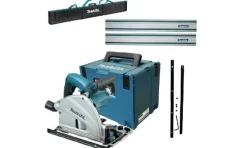 Kit Serra Incisão Makita 1300W + 2 Guias Carril 1,40MT + Mala SP6000JKIT1