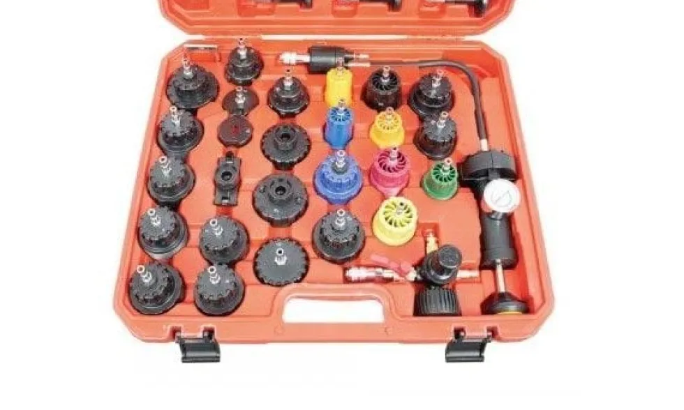 Kit Teste de Sistemas de Refrigeração 33 Pcs Kroftools 2516