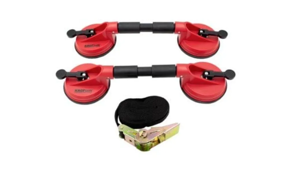 Kit Ventosas 115x410mm p/ Colocar Para-Brisas Kroftools 5401