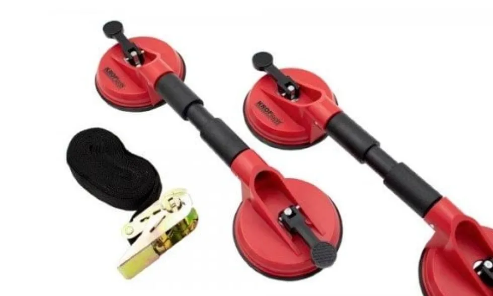 Kit Ventosas 115x410mm p/ Colocar Para-Brisas Kroftools 5401