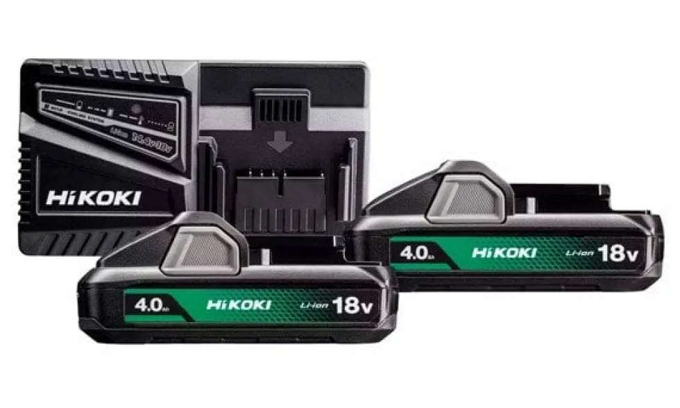 Kit 2x Baterias 18V + Carregador 14.4-18V Hikoki UC18YFSLWEZ