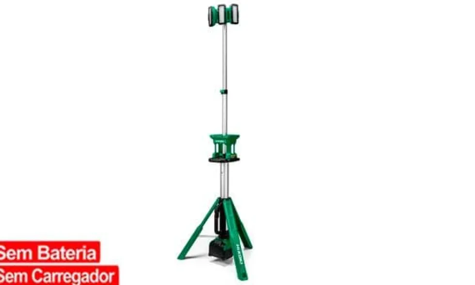 Lanterna Led com Tripé 4.000 lm 18 V Hikoki UB18DGW4Z