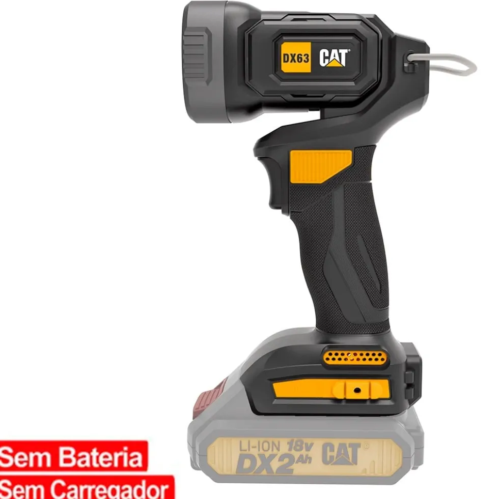 Lanterna LED 18V 160 / 400 lumens Cat DX63B