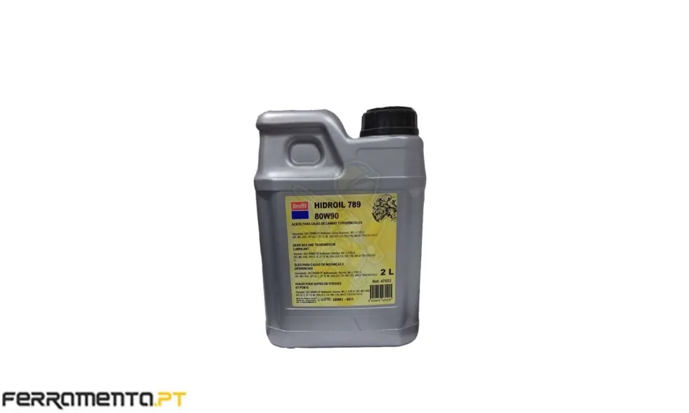 Óleo para Caixas Manuais e Diferenciais 2L Krafft Hidroil 789 EP 80W90 47022