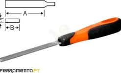 Lima Paralela 10" Bastarda Com Cabo Bahco 1-100-10-1-2