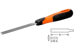 Lima Paralela 250mm Bastarda Com Cabo Bahco 1-100-10-2-2