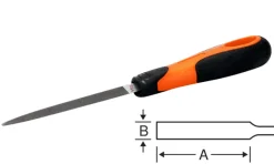 Lima Triangular 200mm com Cabo 1/2 Murça Bahco 1-170-08-1-2