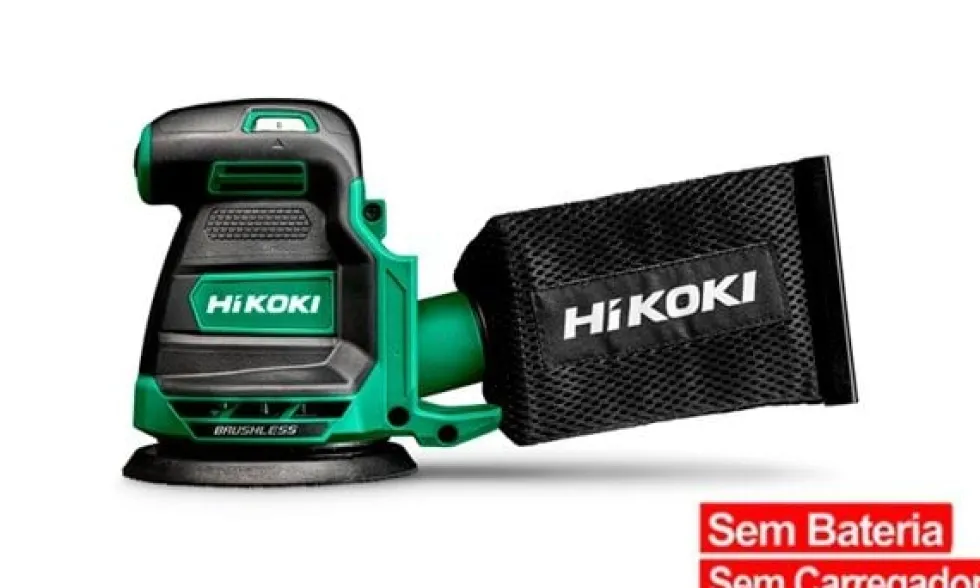 Lixadeira Orbital 18V 125mm Hikoki SV1813DAW2Z