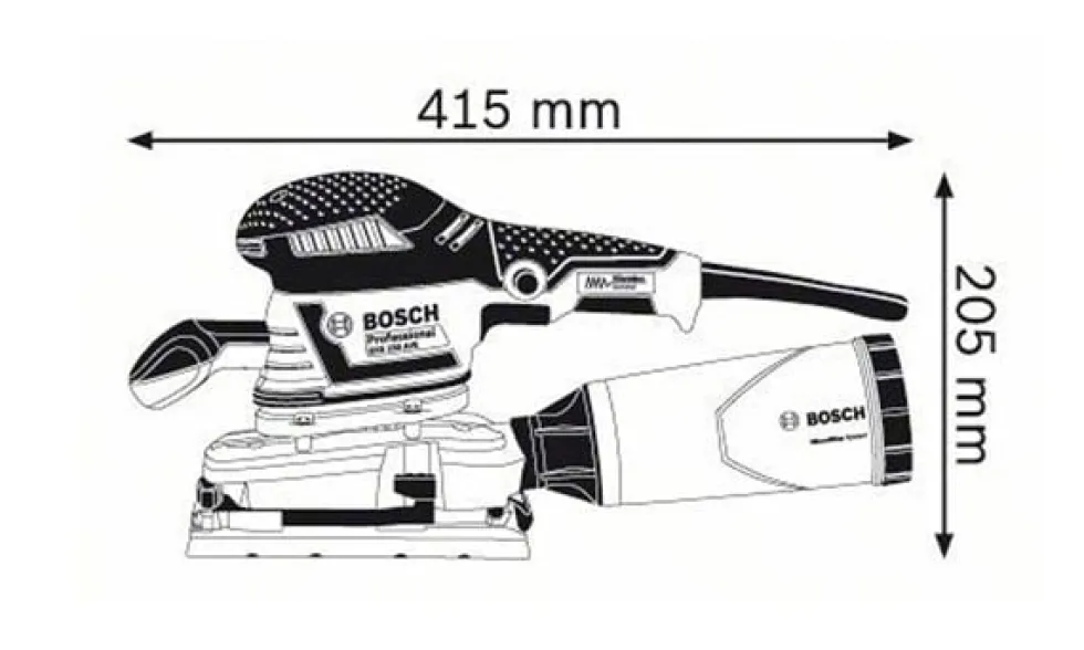 Lixadeiras Vibratórias Bosch GSS 230 AVE Professional