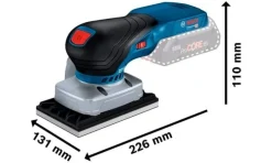 Lixadeira vibratória sem fio GSS 18V-13 Professional Bosch 06019L0101