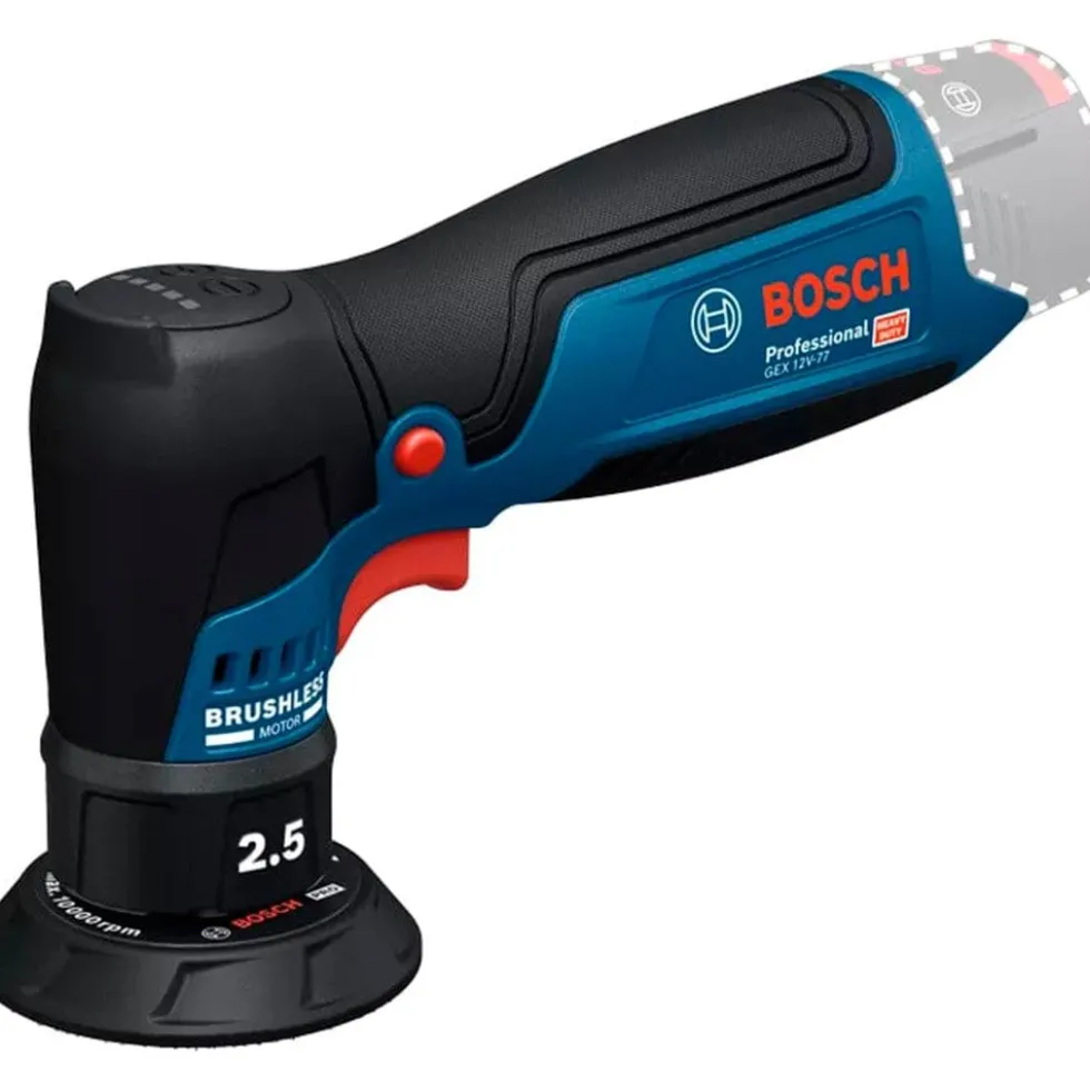 Lixadora Vibratória GEX 12V-77 Bosch 06019L2100