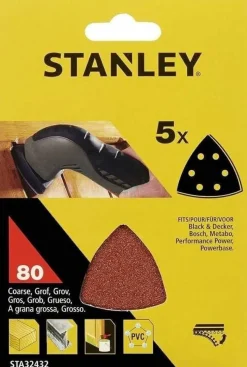Lixas de Detalhes 93x93mm G80 Stanley STA32432-XJ