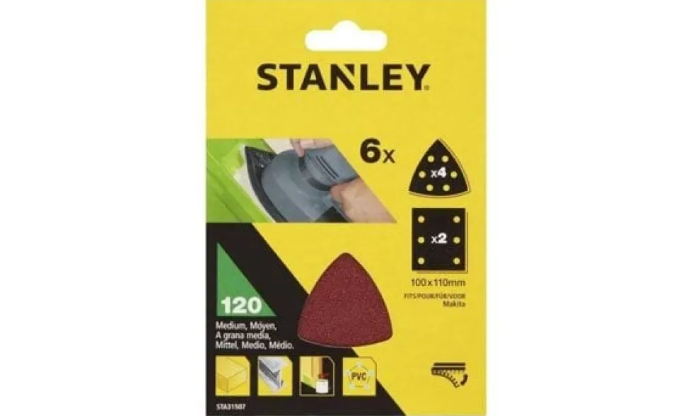 Lixas Mistas de Detalhes G120 Stanley STA31507-XJ
