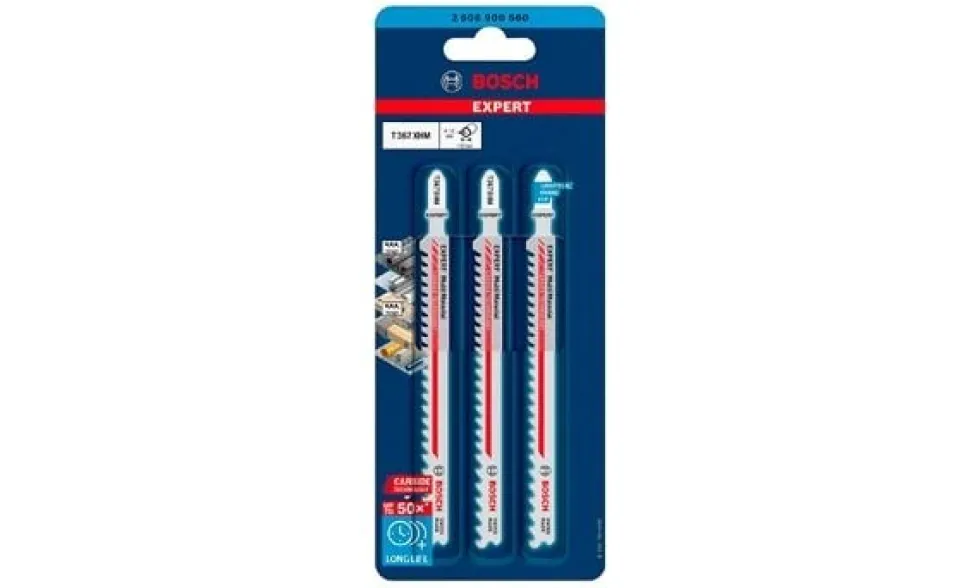 Lâmina de Serra Vertical EXPERT T 367 XHM 3un Bosch 2608900560