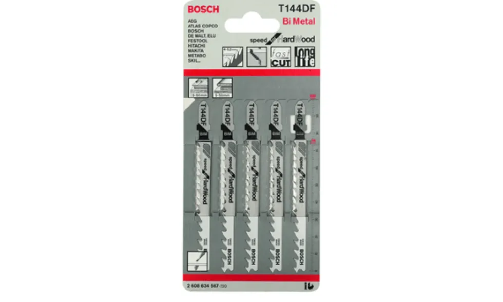 Lâmina de Serra Vertical T144 DF P/ Madeira Bosch 2608634567
