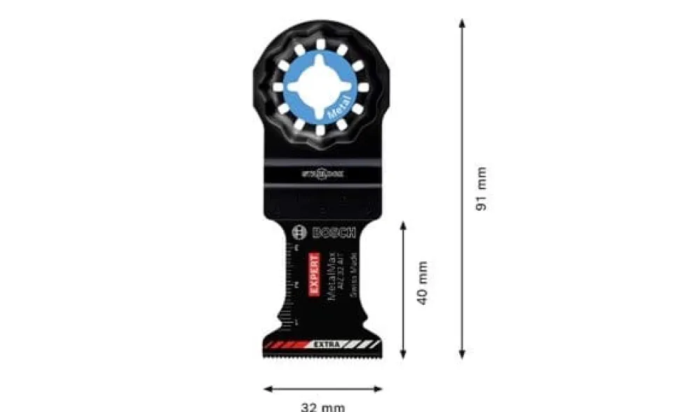 Lâmina Expert AIZ 32 AIT p/ Metal p/ Multiferramentas Bosch 2608900014
