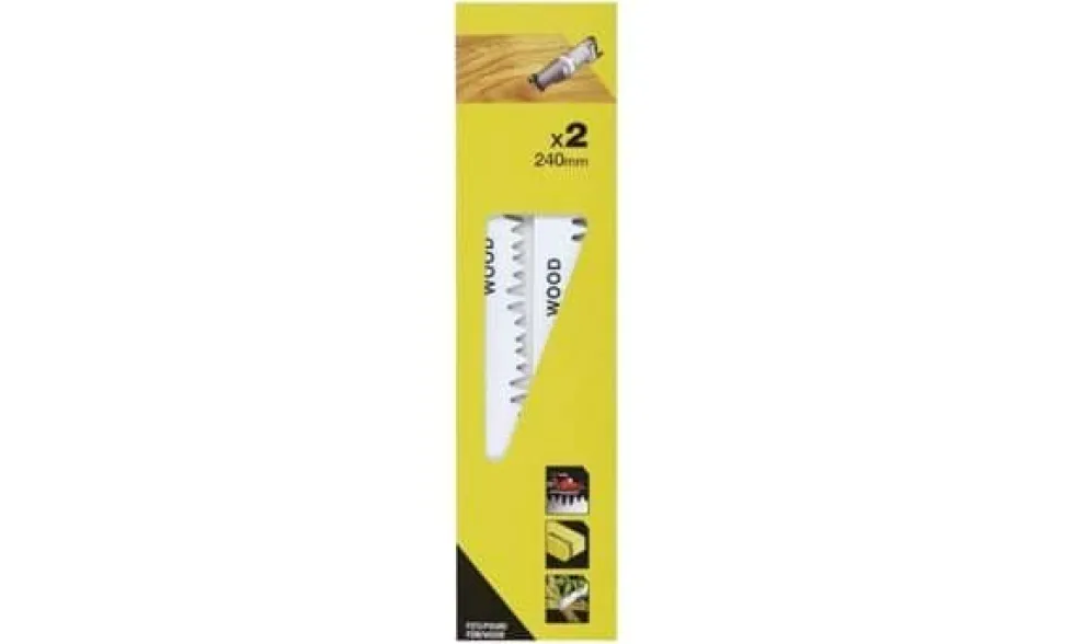Lâminas de Serra Sabre 240mm p/ Madeira Stanley STA21182-XJ
