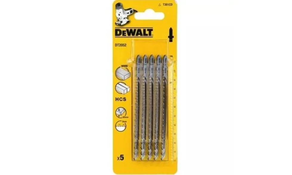 Lâminas De Serra Vertical HCS 116mm Dewalt DT2052-QZ