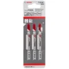 Lâminas de Serra Vertical T102 BF p/ Plasticos - 3Pcs Bosch 2608636780