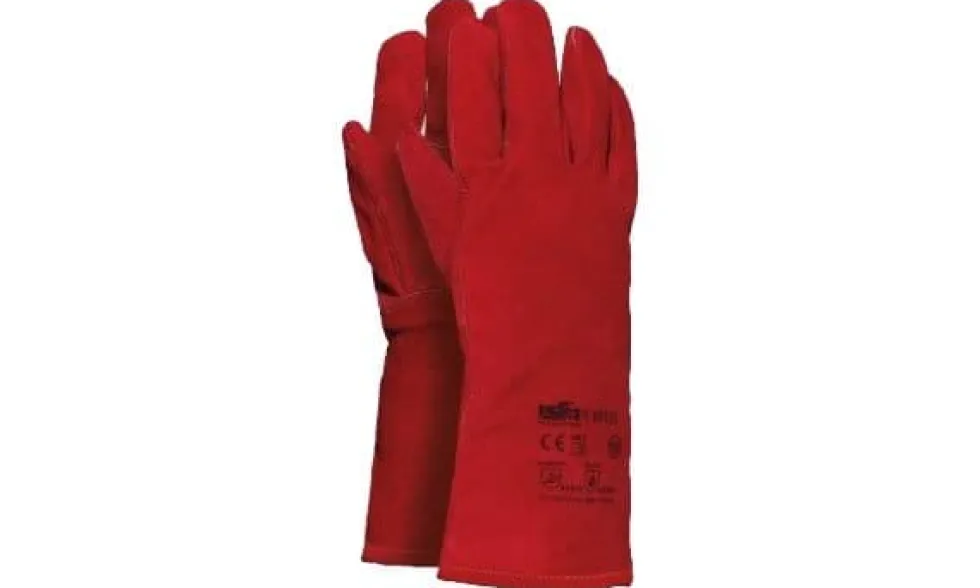 Luvas de couro vermelho Nº10 Industrial Starter 0712110