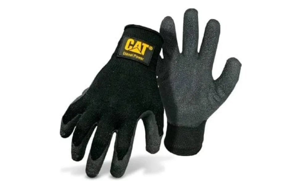Luvas de Proteção em Látex Preto Cat CAT017400