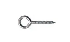 Macfer Argola Soldada Rosca Madeira AISI316 MS0506 10x100mm 035.0346