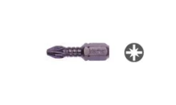 Macfer BIT Sextavado POZIDRIV Torsion BPZ1-ACRII 1/4" Pz1 25mm (20pçs) 046.0007