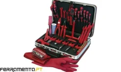 Mala com 54 Ferramentas Delux Plus 1000V Haupa 220239