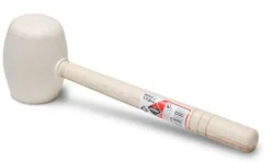 Maço de Borracha Face Plana Branco 500g Rubi 66906