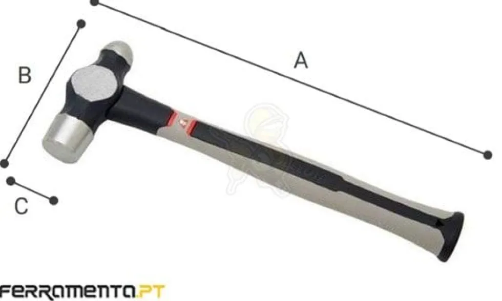 Martelo de Bola Fibra de Carbono 700g Bellota 8011-E CF