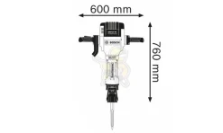 Martelo demolidor Bosch GSH 27 VC Professional