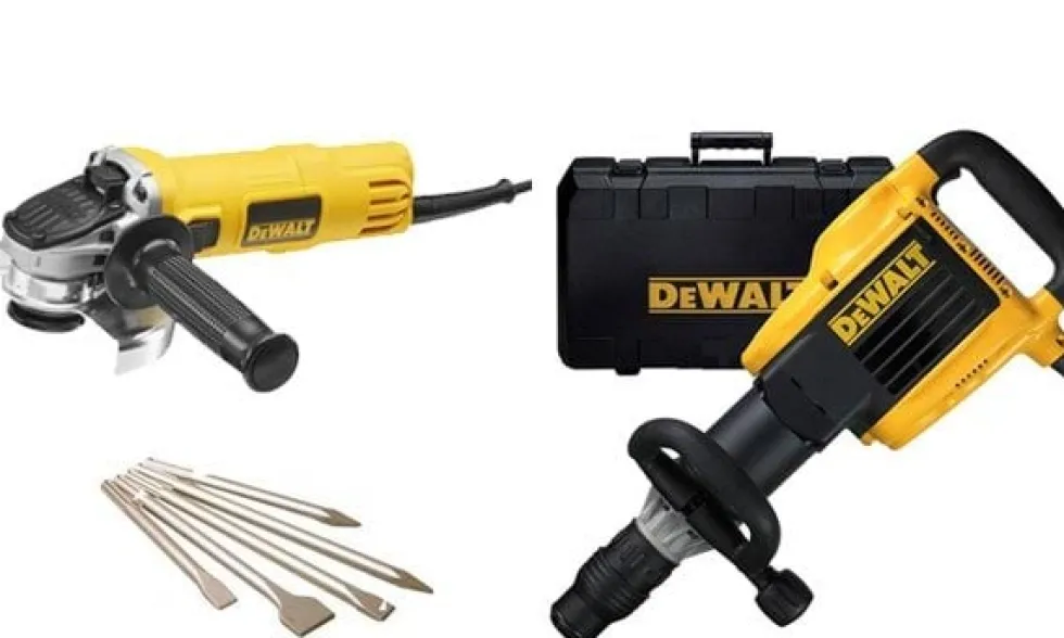 Martelo Demolidor 10Kg + Rebarbadora 115mm DeWalt CPROF449