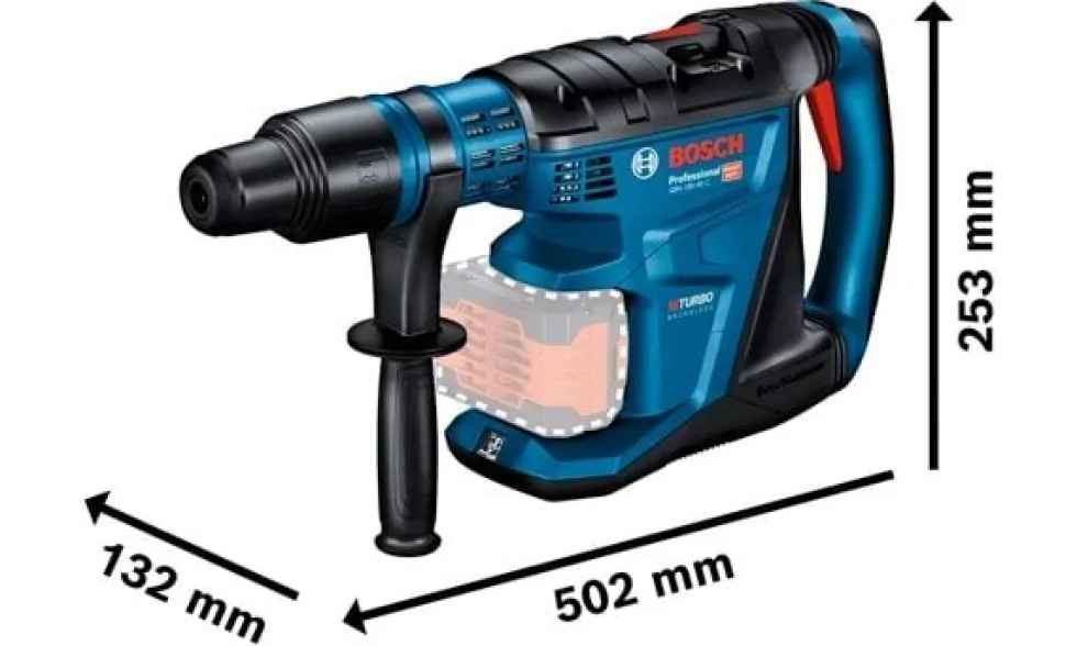 Martelo Perfurador SDS Max BITURBO GBH 18V-40 C Bosch 0611917103