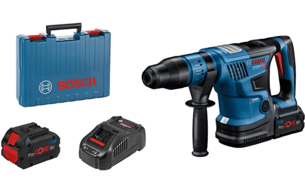 Martelo Perfurador SDS max 7J BITURBO Bosch GBH 18V-36 C