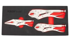 Módulo 3 alicates de pressão 385x170mm Kroftools 8601