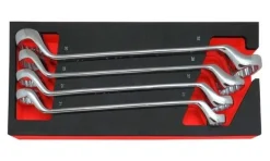 Módulo 4 chaves de luneta estriadas 21-32mm Kroftools 8525
