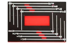 Módulo de Chaves em “T” Articuladas – 8 Pcs Kroftools 8607