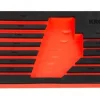 Módulo 12pcs chaves boca luneta estriada com roquete 8-19mm Kroftools 8591V