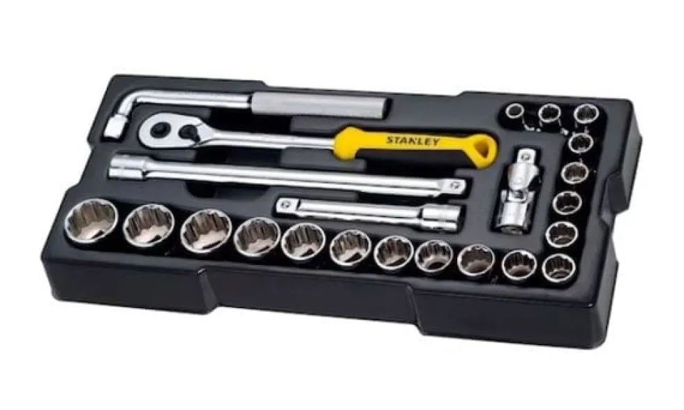 Módulo Roquete com Chaves 12Pt 1/2" - 23Pcs Stanley STMT1-74726