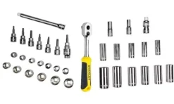 Módulo Roquete com Chaves 6Pt 3/8" - 36Pcs Stanley STMT1-74174