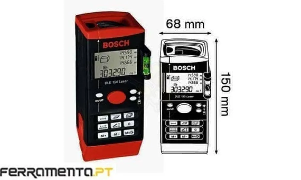 Medidor de Distância Laser 150 metros Bosch DLE 150