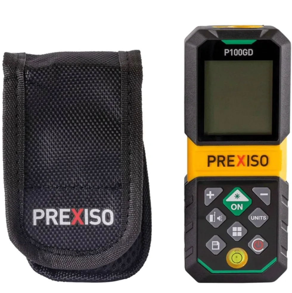 Medidor de Distância Laser Verde 100M Recarregável Prexiso P100GD