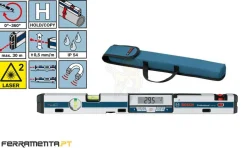 Medidor de inclinações digital GIM 60 L Profissional