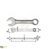 Mini Chave de Boca Luneta 13 mm Teng Tools 6005M13